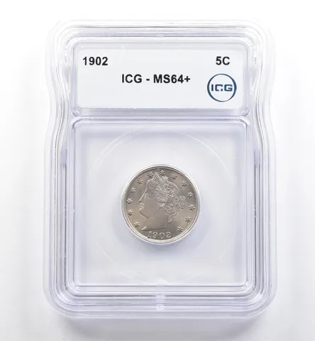 1902 Liberty V Nickel MS64+ ICG *6490