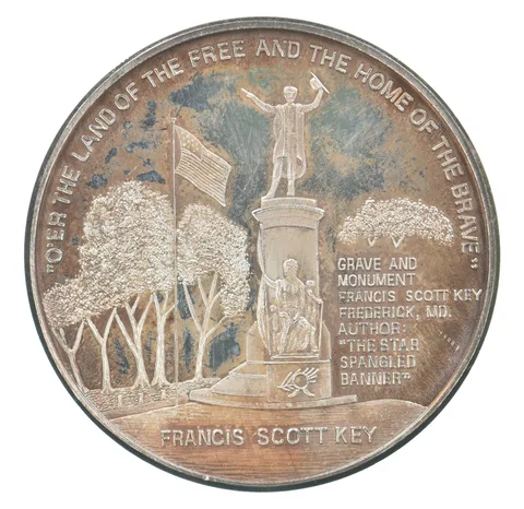 1995 City Of Frederick 250th Anniversary Medal Beautiful Tone *6255
