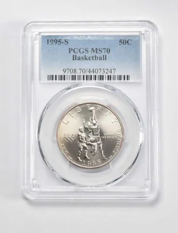 1995-S Olympics Basketball Commemorative Half Dollar MS70 PCGS