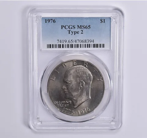1976 Eisenhower $1 Type 2 MS65 PCGS Blue Lbl