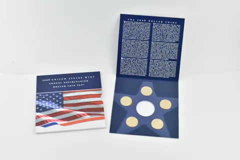 2008 Presidential & Sacagawea US Mint Annual Dollar Set NO ASE (5 coins)