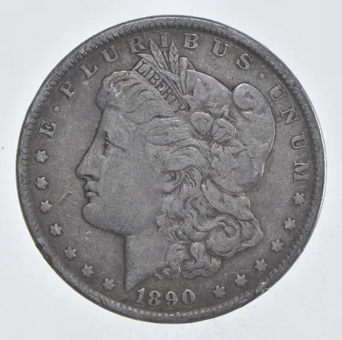 Early - 1890 Morgan Silver Dollar - 90% US Coin *990