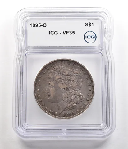 1895-O Morgan Silver Dollar VF35 ICG *5523
