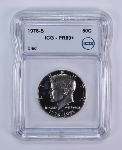 1976-S Kennedy Half Dollar CLAD PR69+ ICG