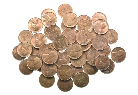 Lot of (50) 1930 BU Lincoln Wheat Cents Roll a1070
