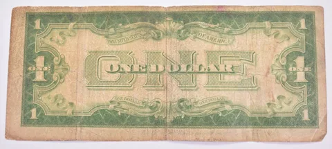 $1 1934 Silver Certificate FUNNY BACK - Monopoly Money! Average Circ