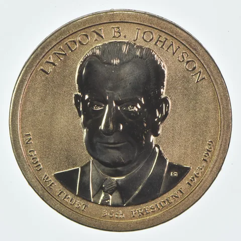 2015-P Presidential $1 Reverse Proof Lyndon B Johnson