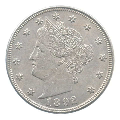 1892 Liberty V Nickel *2079