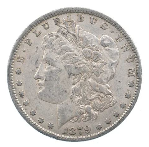 Early - 1879 Morgan Silver Dollar - 90% US Coin *074