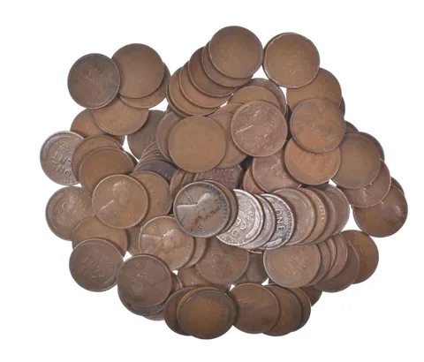 Lot of 100 1910-1919 Lincoln Wheat Cents - 2 Rolls - Collection *566
