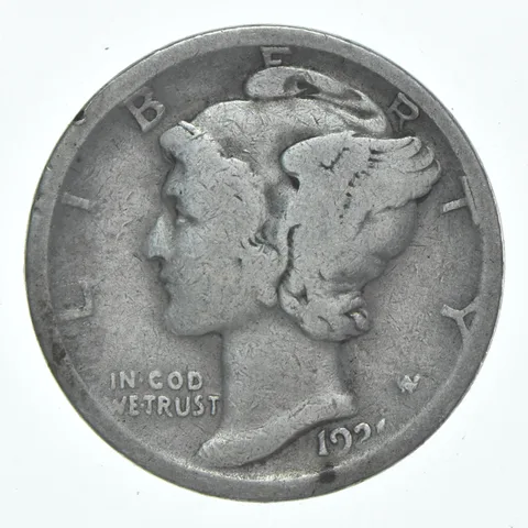 1921-D Mercury Dime *6174
