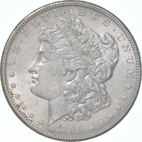 BU/Unc 1885-S Morgan Silver Dollar (1 coin)