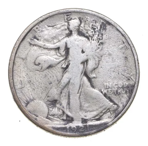 1921 Walking Liberty Half Dollar a5062