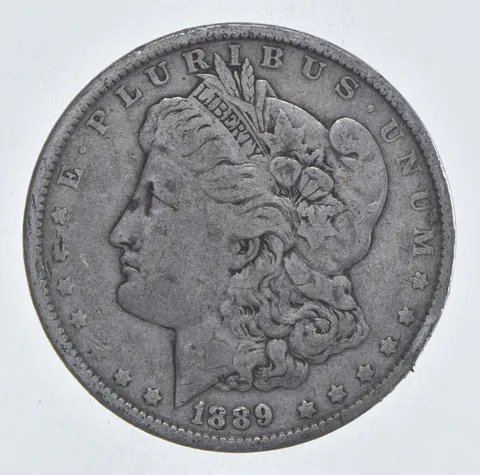 Early - 1889 Morgan Silver Dollar - 90% US Coin *063
