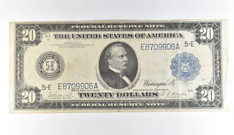 1914 $20 Richmond VA FRN Large Note Blue Seal *1655