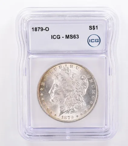 1879-O Morgan Silver Dollar MS63 ICG Peripheral Tone *8693