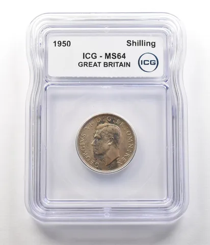 1950 Great Britain Shilling MS64 ICG *6796