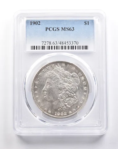 1902 Morgan Silver Dollar MS63 PCGS *4951