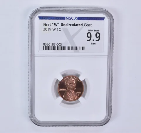 2019-W Lincoln Shield Cent Mint State 9.9 RD NGC X NGCX