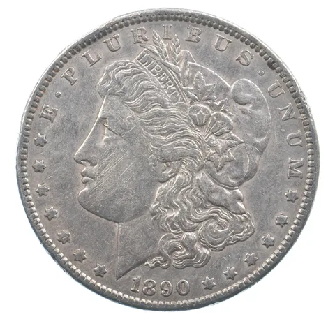 Better 1890 Morgan Silver Dollar - 90% US Coin - Nice Coin *566