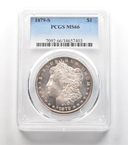 1879-S Morgan Silver Dollar MS66 PCGS a5661