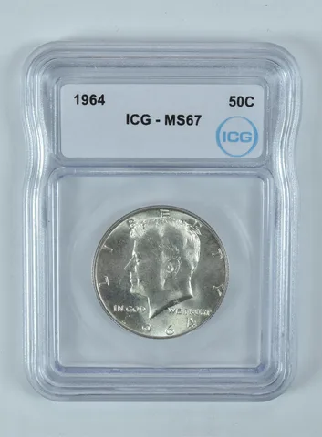 1964 Kennedy Half Dollar MS67 ICG