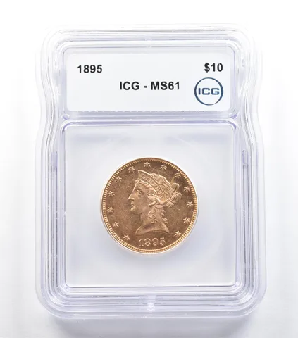1895 $10 Liberty Head Gold Eagle MS61 ICG Looks Proof Like PL *5543