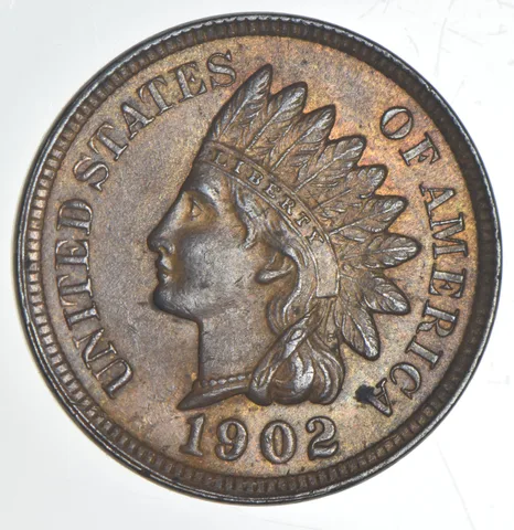 1902 Indian Head Cent a7421