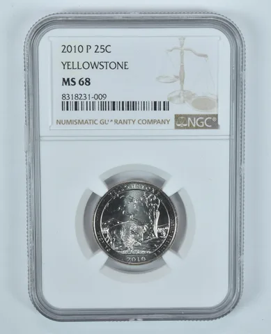 2010-P Washington Quarter Yellowstone ATB MS68 NGC