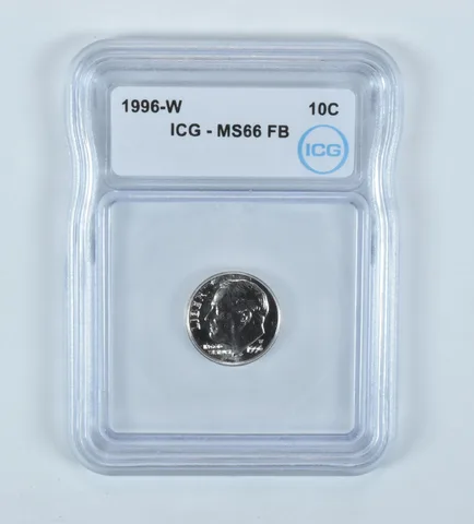 1996-W Roosevelt Dime MS66 FB ICG