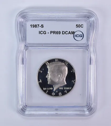 1987-S Kennedy Half Dollar PR69 DCAM ICG