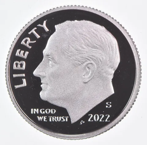 2022-S Roosevelt Dime Proof .999 Silver