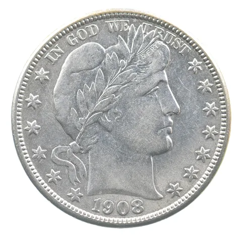 1908-D Barber Half Dollar *0358