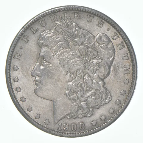 AU+ 1900-O/CC Morgan Silver Dollar (1 coin)