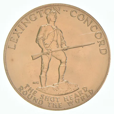 US Mint American Revolution Bicentennial Medals Lexington Concord Medal