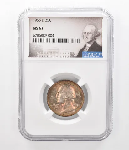 1956-D Washington Quarter MS67 NGC Beautiful Tone *2370