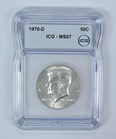 1970-D Kennedy Half Dollar MS67 ICG