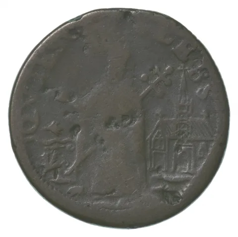 1670 Colonial US Pre-Federal New Jersey Mark Newby 1 Farthing 1/4P *6370