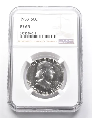 PF65 1953 Franklin Half Dollar NGC *0012