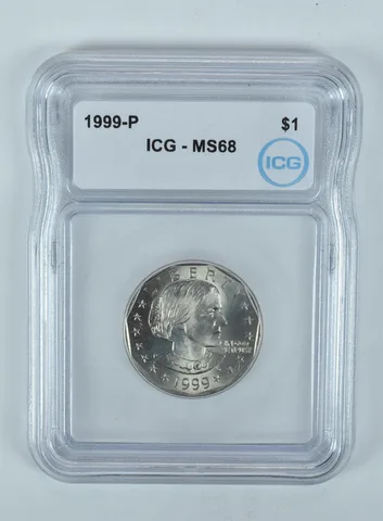1999-P Susan B Anthony $1 MS68 ICG