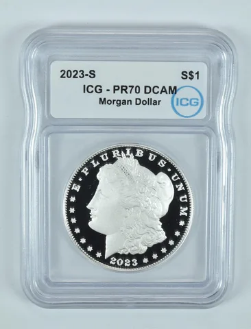 2023-S Morgan Silver Dollar PR70 DCAM ICG