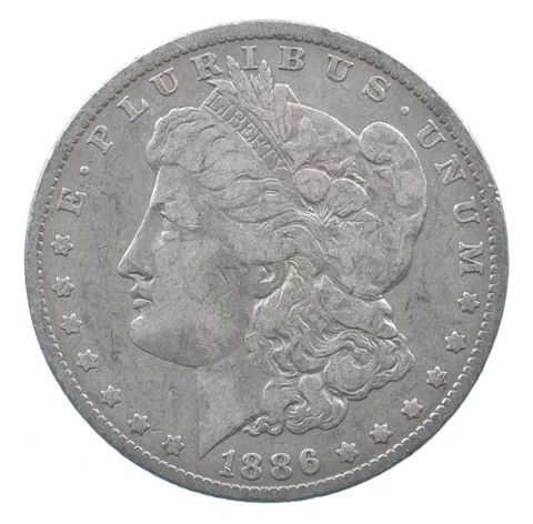 Early - 1886-O Morgan Silver Dollar - 90% US Coin *034