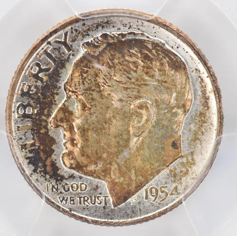 1954-D Roosevelt Dime MS64 PCGS Beautiful Tone *0912