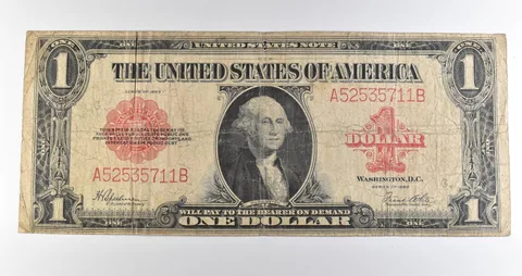 1923 $1 Legal Tender Large Note Red Seal *3579