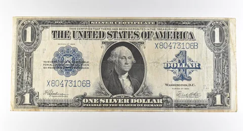 1923 $1 Silver Certificate Large Note Blue Seal *2923