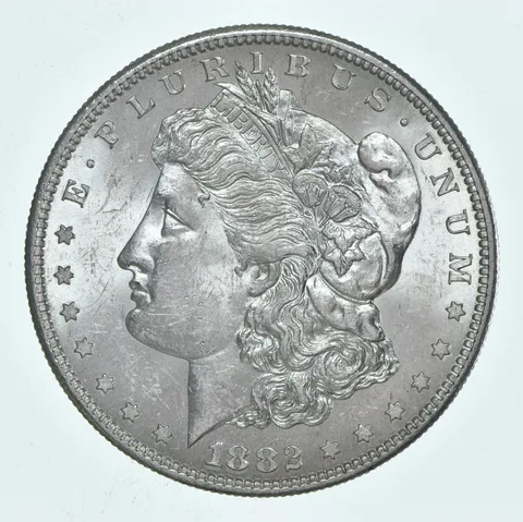BU/Unc 1882-S Morgan Silver Dollar (1 coin)