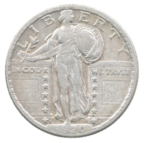 1920-S Standing Liberty Quarter *7329