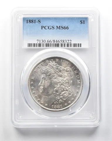 1881-S Morgan Silver Dollar MS66 PCGS *8401