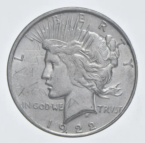 1922-D Peace Silver Dollar Estate Coin Collection *269