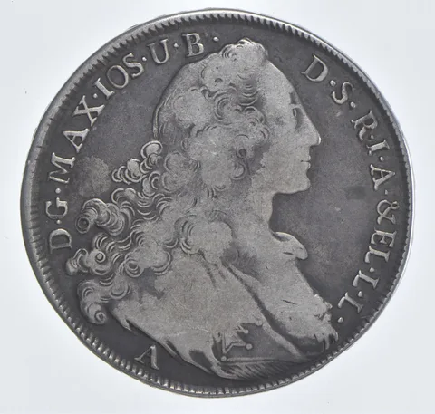 SILVER WORLD 1760-1777 Electorate Of Bavaria 1 Conventionsthaler Coin *901